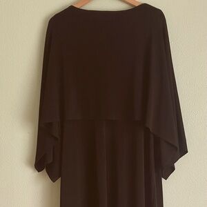 Chico's Black Convertible Dress, Size 3 (Chico's brand size), knee length